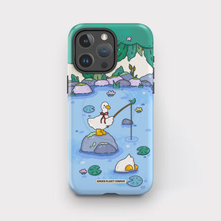 Gone Fishing Goose Phone Case