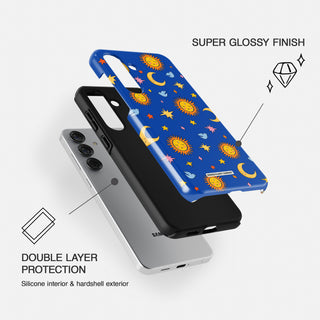 Repeating Sun Tarot Phone Case