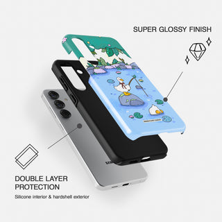 Gone Fishing Goose Phone Case