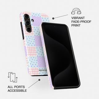 Kawaii Patchwork Quilt Phone Case