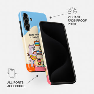 More Espresso Less Depresso Cat Phone Case