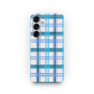 Frozen Blueberry Tartan Phone Case