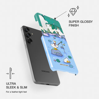 Gone Fishing Goose Phone Case