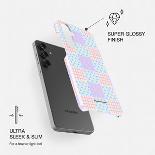 Kawaii Patchwork Quilt Phone Case