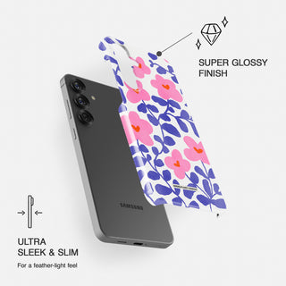 Abstract Flowers Phone Case