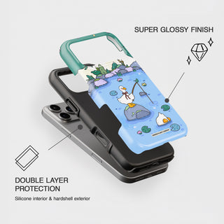 Gone Fishing Goose Phone Case