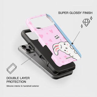 Oh Hi There Pink Bunny Phone Case