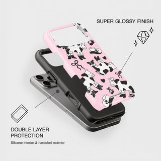 New Boot Goofin' Black Cow Phone Case