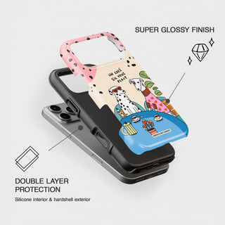 Un Cafe Sil Vous Plait Dog Phone Case
