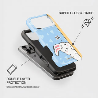 Oh Hi There Blue Bunny Phone Case