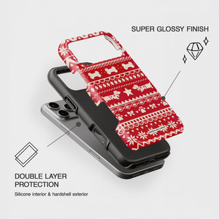 Dachshund Through The Snow Phone Case