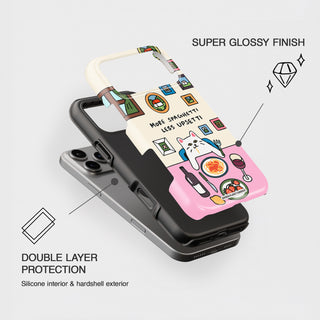 Spaghetti Upsetti Cat Phone Case