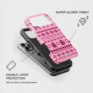 Sugarplum Knitted Cats Phone Case