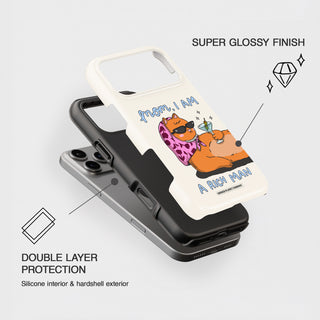 Mom, I am a rich man Cat Phone Case