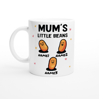 Custom 'Mum's Little Beans' Mug