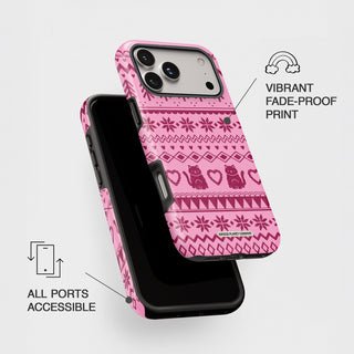 Sugarplum Knitted Cats Phone Case
