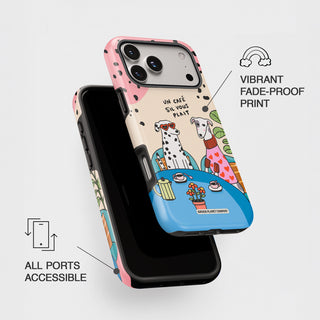 Un Cafe Sil Vous Plait Dog Phone Case