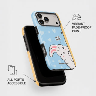 Oh Hi There Blue Bunny Phone Case