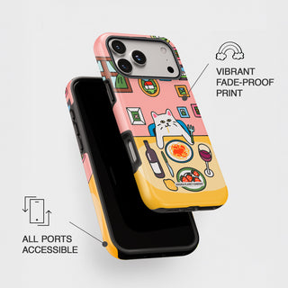 Spaghetti Upsetti Cat Phone Case