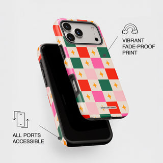 Retro Checkerboard Phone Case