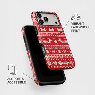 Dachshund Through The Snow Phone Case