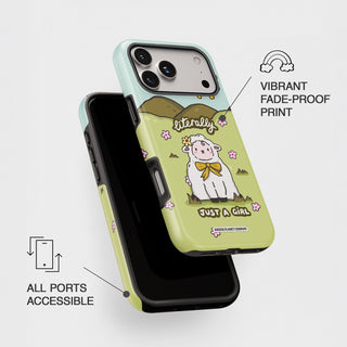 Literally Just A Girl Sheep Phone Case