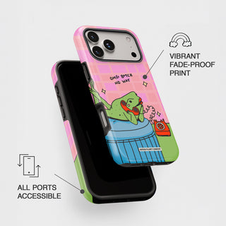 Omg B*tch No Way Frog Phone Case
