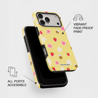Minimal Summer Vibes Yellow Phone Case