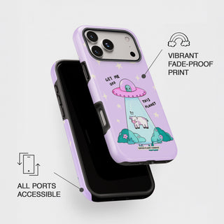 Get Me Off This Planet Cow Phone Case
