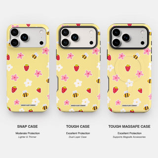 Minimal Summer Vibes Yellow Phone Case
