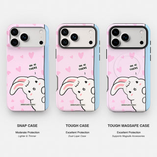Oh Hi There Pink Bunny Phone Case