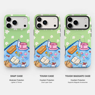 Floral Picnic Green Phone Case