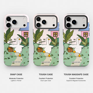 Off To Market Goose Phone Case
