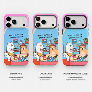 More Espresso Less Depresso Dog Phone Case