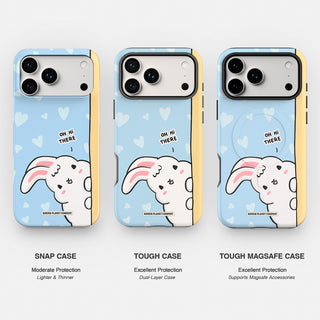 Oh Hi There Blue Bunny Phone Case