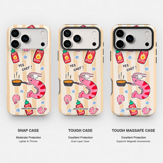 Yes Chef Yellow Shrimp Phone Case