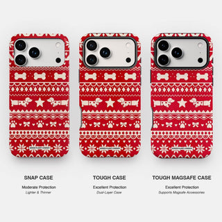 Dachshund Through The Snow Phone Case