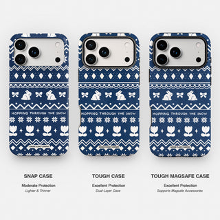 Hopping Through The Snow Phone Case