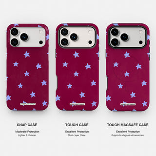 Burgundy Skies Phone Case