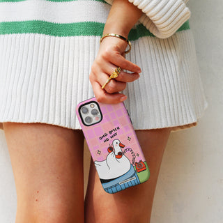 Omg B*tch No Way Goose Phone Case