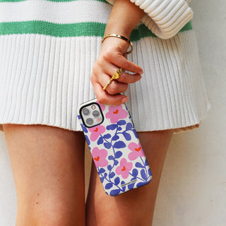 Abstract Flowers Phone Case