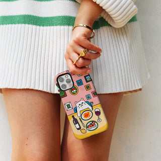 Spaghetti Upsetti Cat Phone Case
