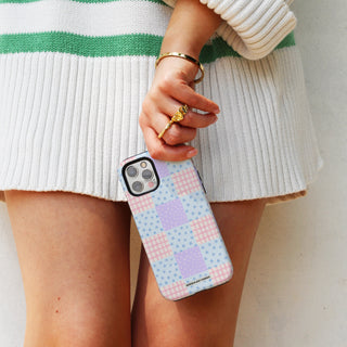 Kawaii Patchwork Quilt Phone Case