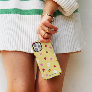 Minimal Summer Vibes Yellow Phone Case
