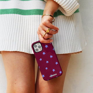 Burgundy Skies Phone Case