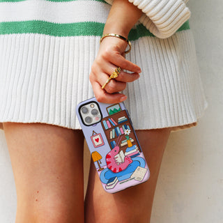 Cosy Book Nook Shrimp Phone Case