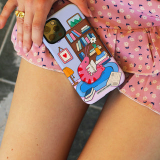 Cosy Book Nook Shrimp Phone Case