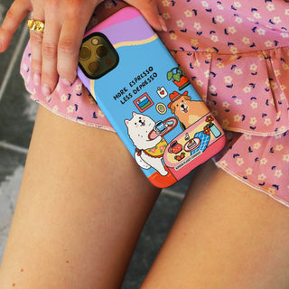 More Espresso Less Depresso Dog Phone Case