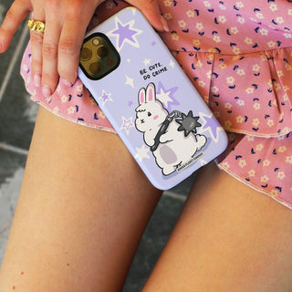 Be Cute Do Crime Bunny Phone Case