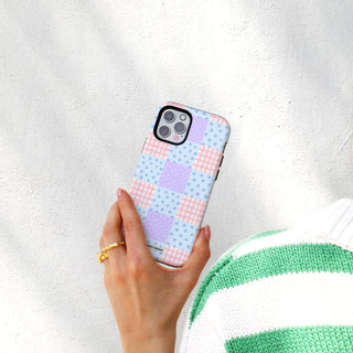 Kawaii Patchwork Quilt Phone Case